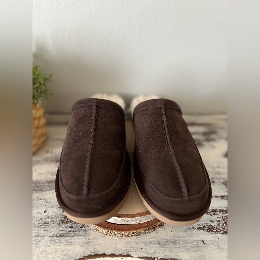 ✨SOLD✨ UGG KOOLABURRA MENS CLOG SLIPPERS BROWN NEW Without Box 1105891 Size 10 - Picture 4 of 12